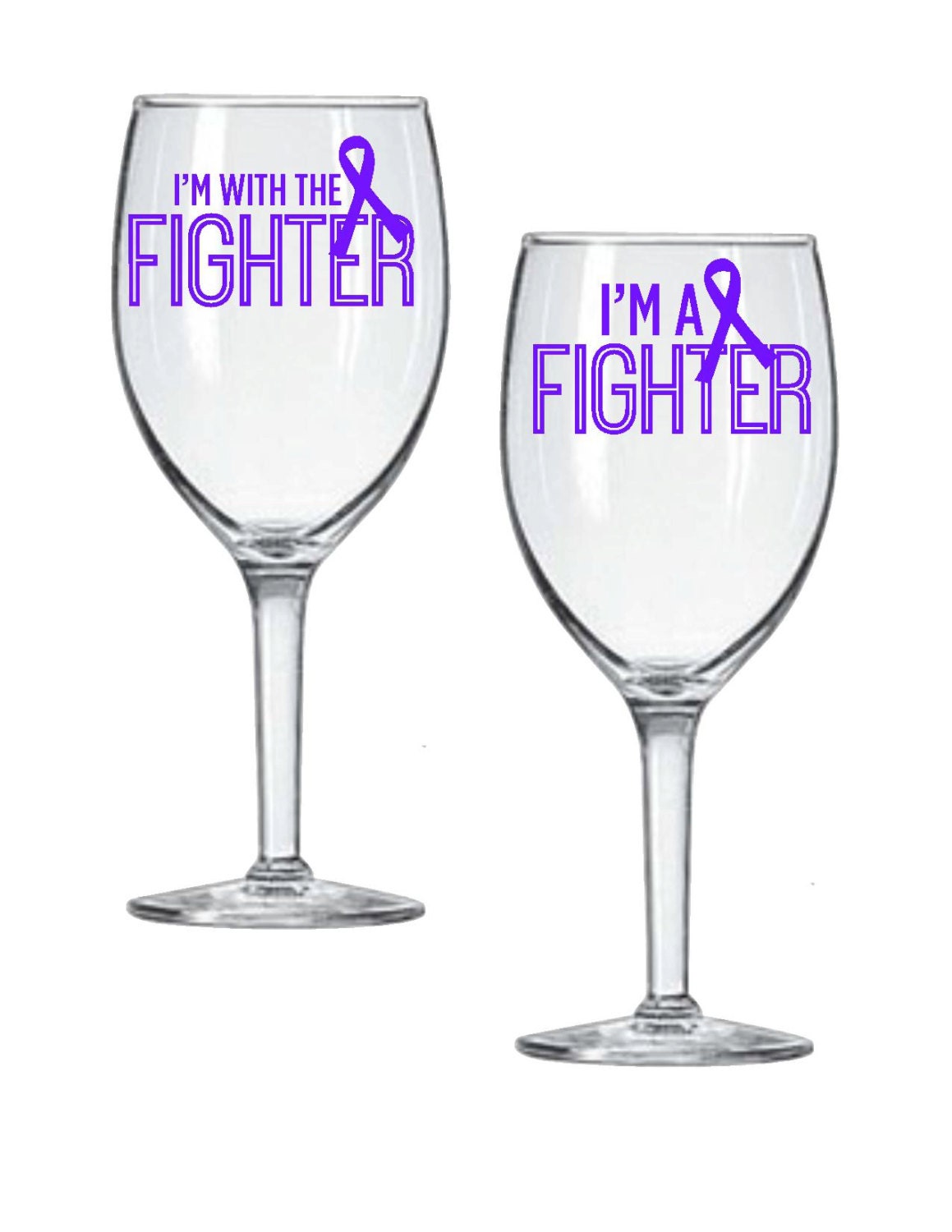 Breast Cancer Survivor Fighter Wine by