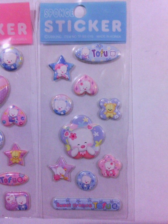 kawaii sticker sheets 3 for one low price