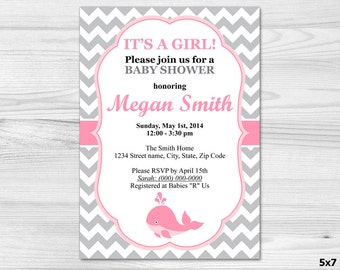 Floral Baby Shower Invitation DIY Printable by DesignTemplates