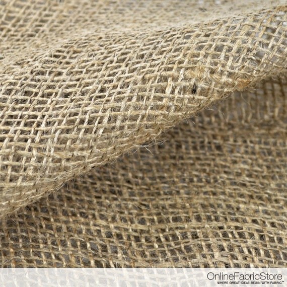Items similar to 7 Ounce Burlap Fabric by the Yard on Etsy