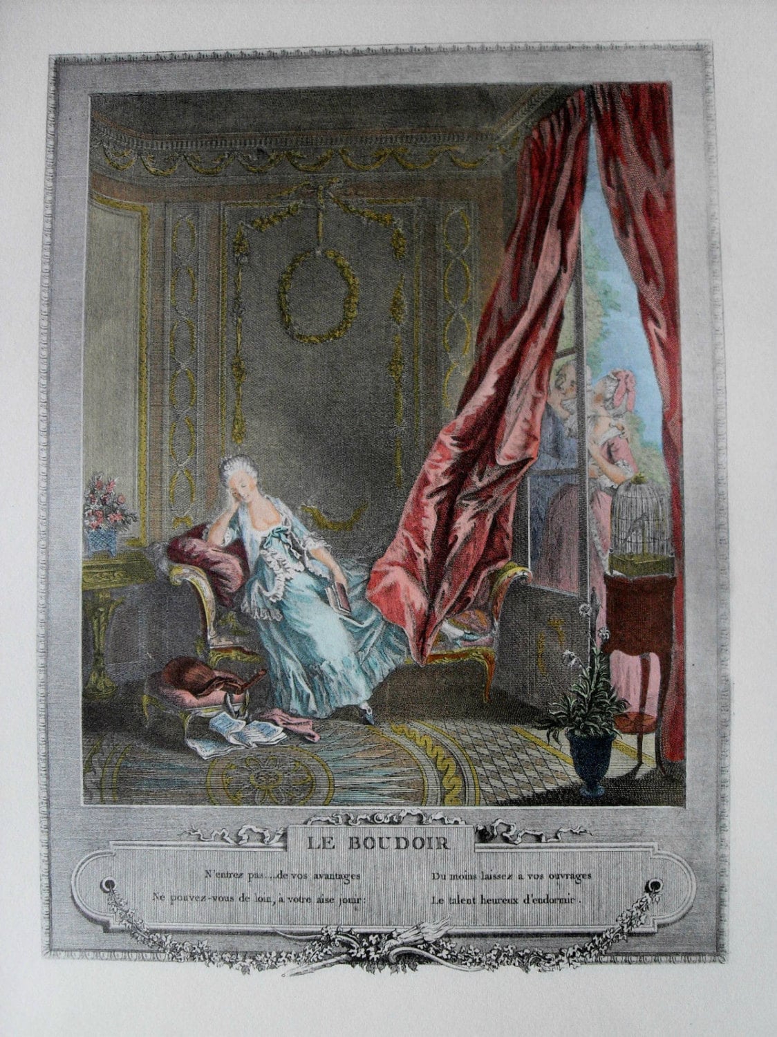 Wall Decor French Vintage Art Print by on Etsy