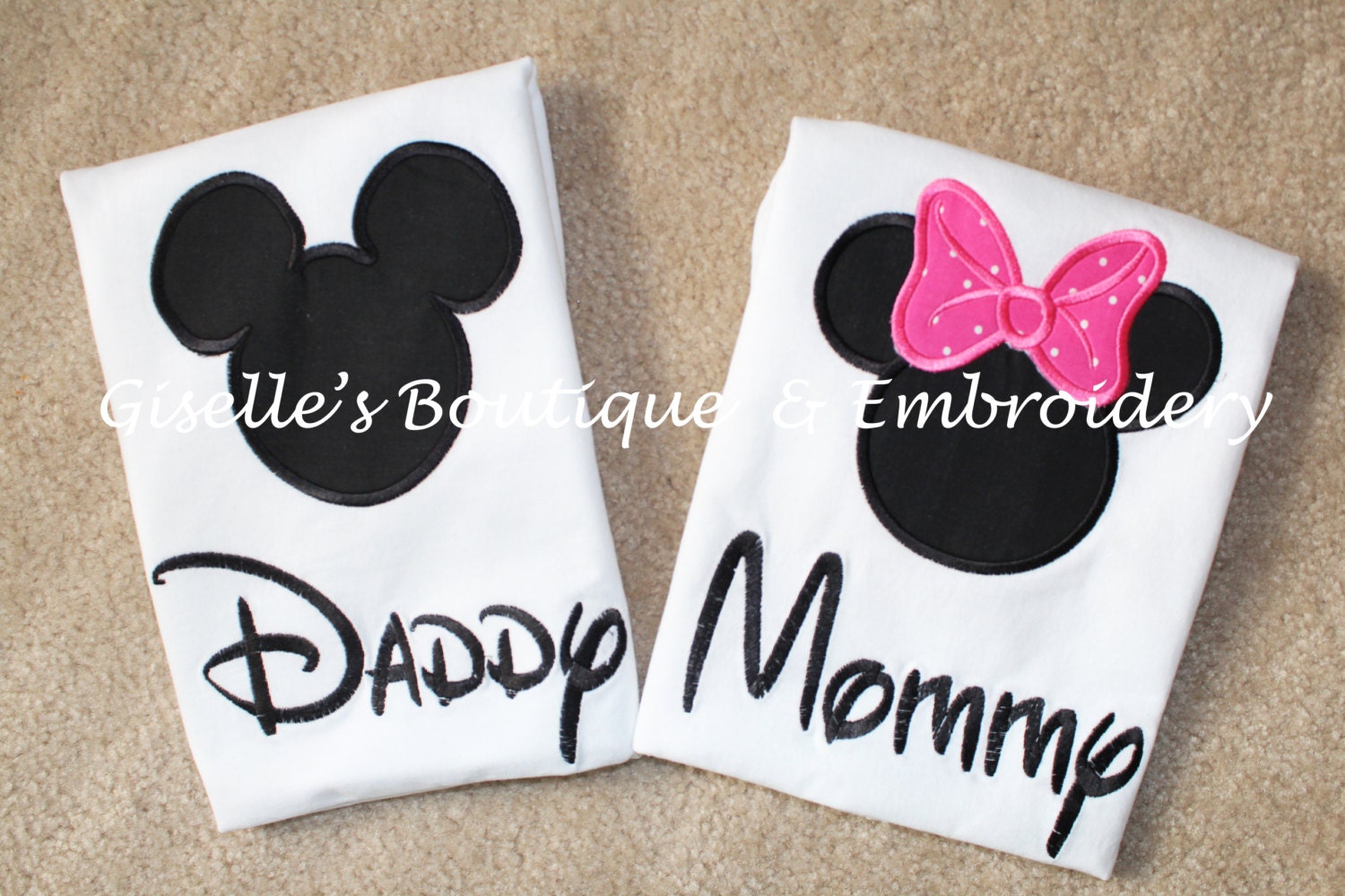 Mommy and Daddy Mickey and Minnie Mouse T-Shirts