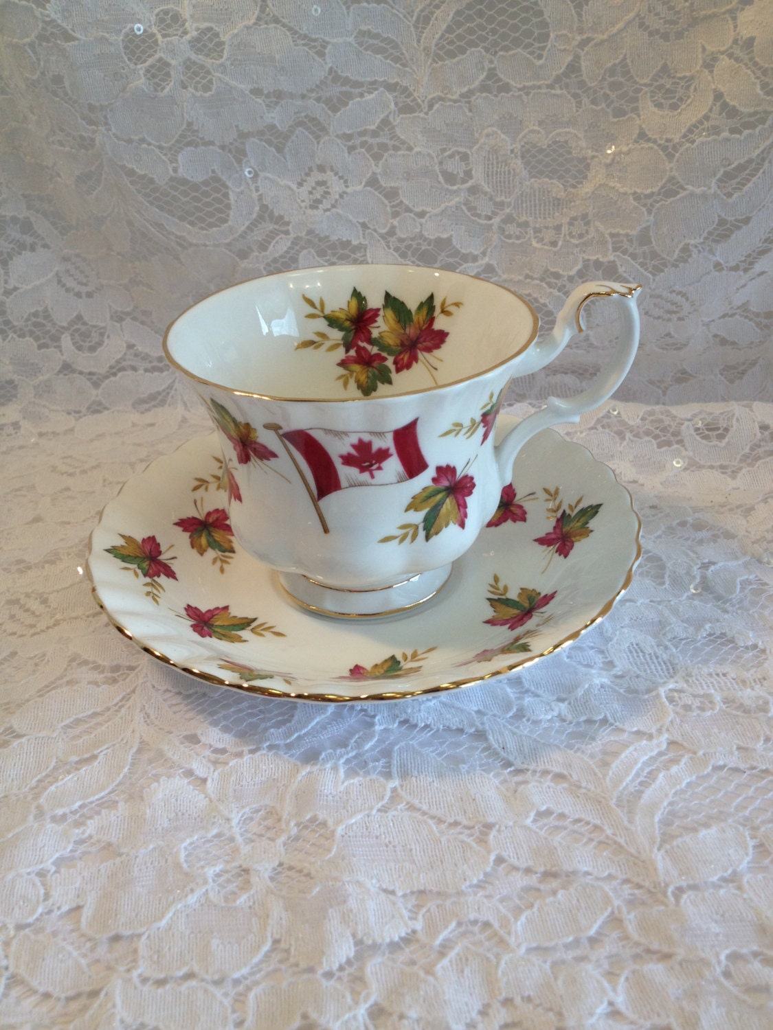 Royal Albert Fine Bone China Tea Cup and Saucer “From Sea to Sea