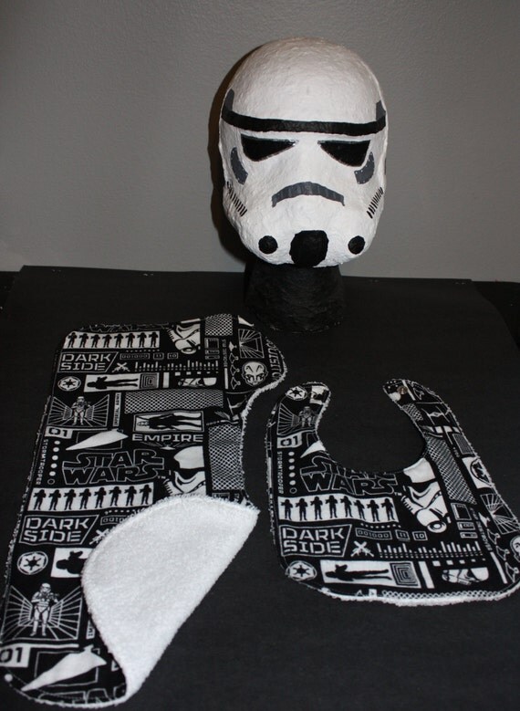 2 pc Star Wars Baby Gift Set Bib Burp Cloth by Studio2A on Etsy