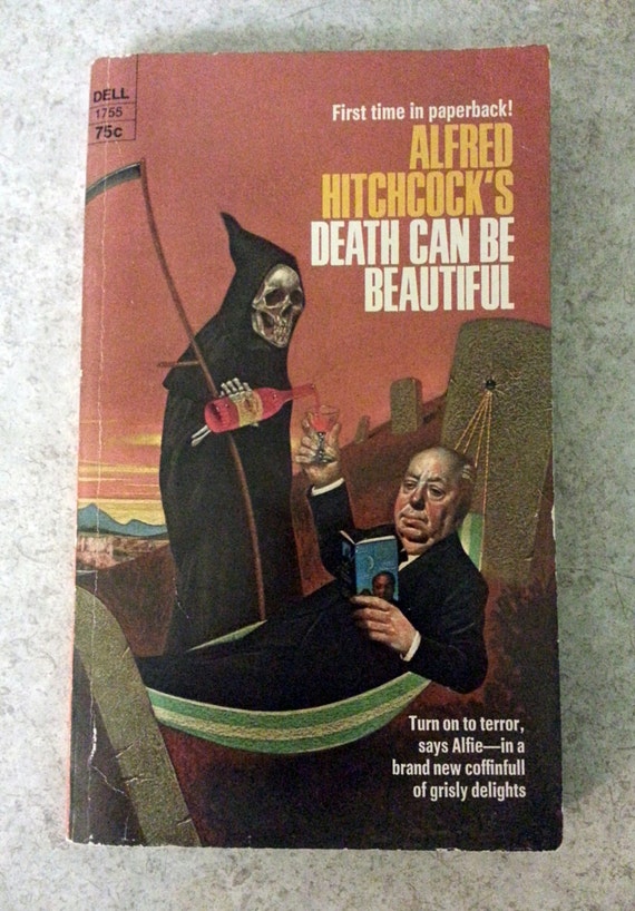 Vintage Horror Book Alfred Hitchcock Death Can be