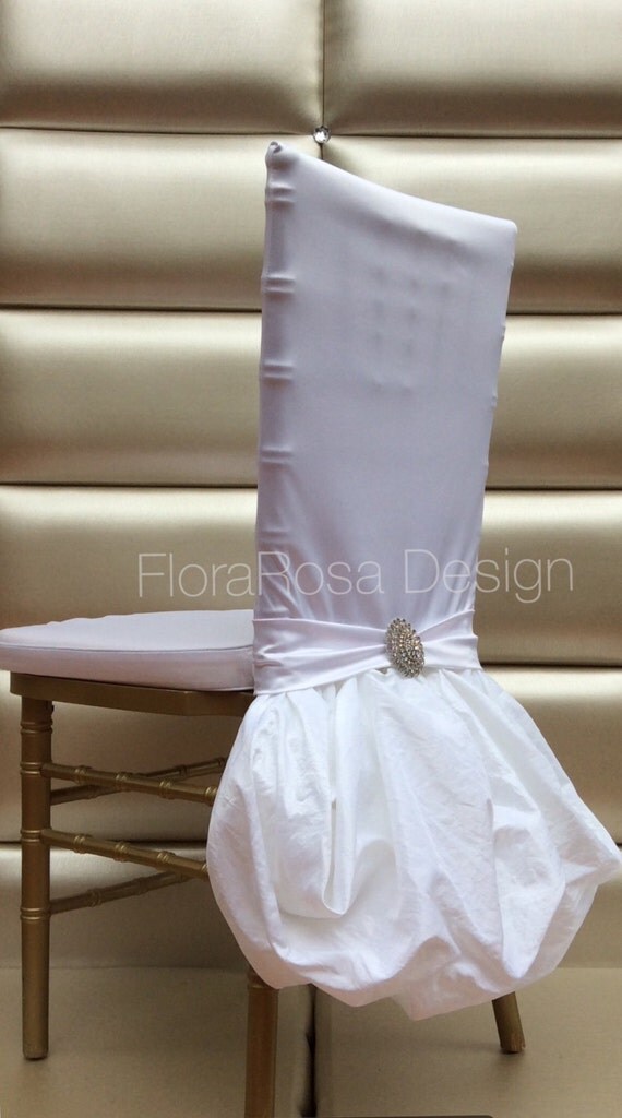 Wedding chair cover chiavari chair cover by FloraRosaDesign