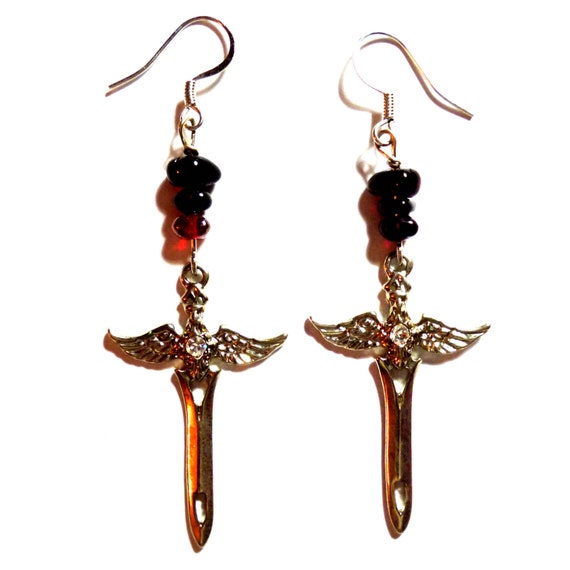 The Mortal Instruments: The Mortal Sword inspired earrings