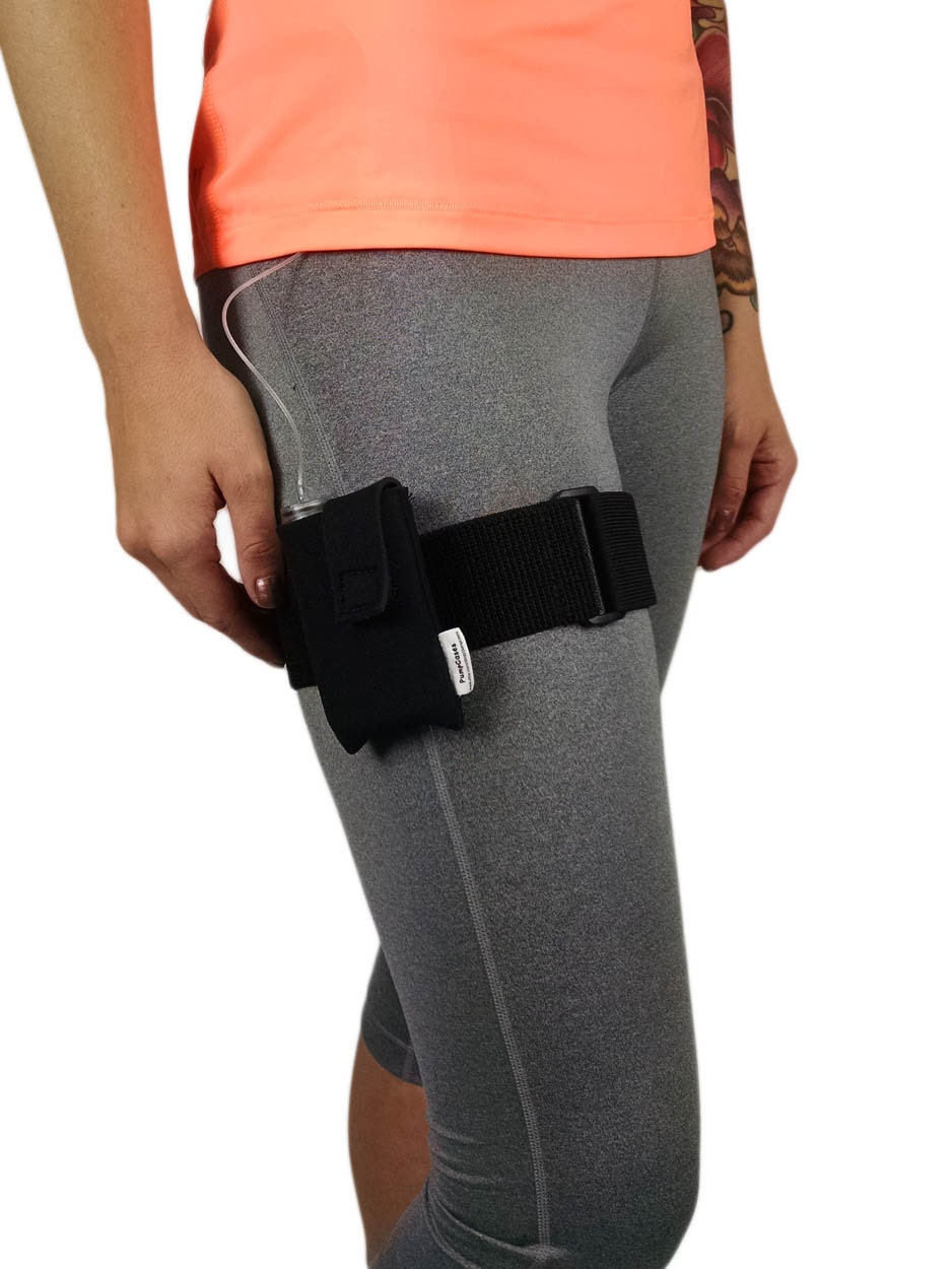 Athletic Neoprene Insulin Pump Pouch w/ Leg Strap