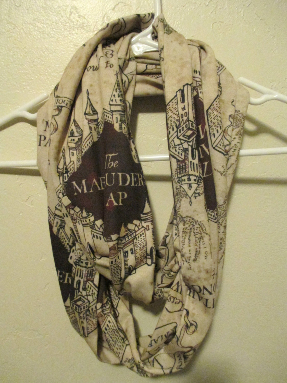 Harry Potter Marauder's Map Scarf...Infinity