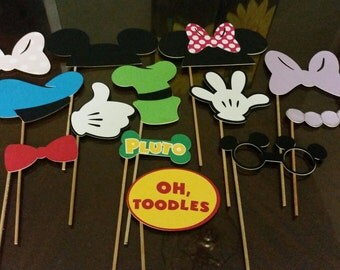 Mickey Mouse Clubhouse Photo Booth Props