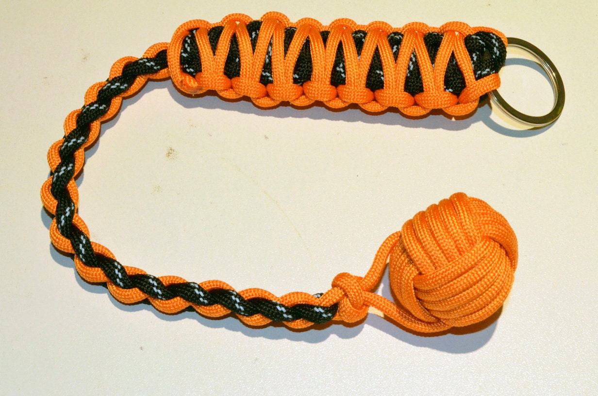 14 Monkey Fist 550 Paracord Keychain 1 Ball