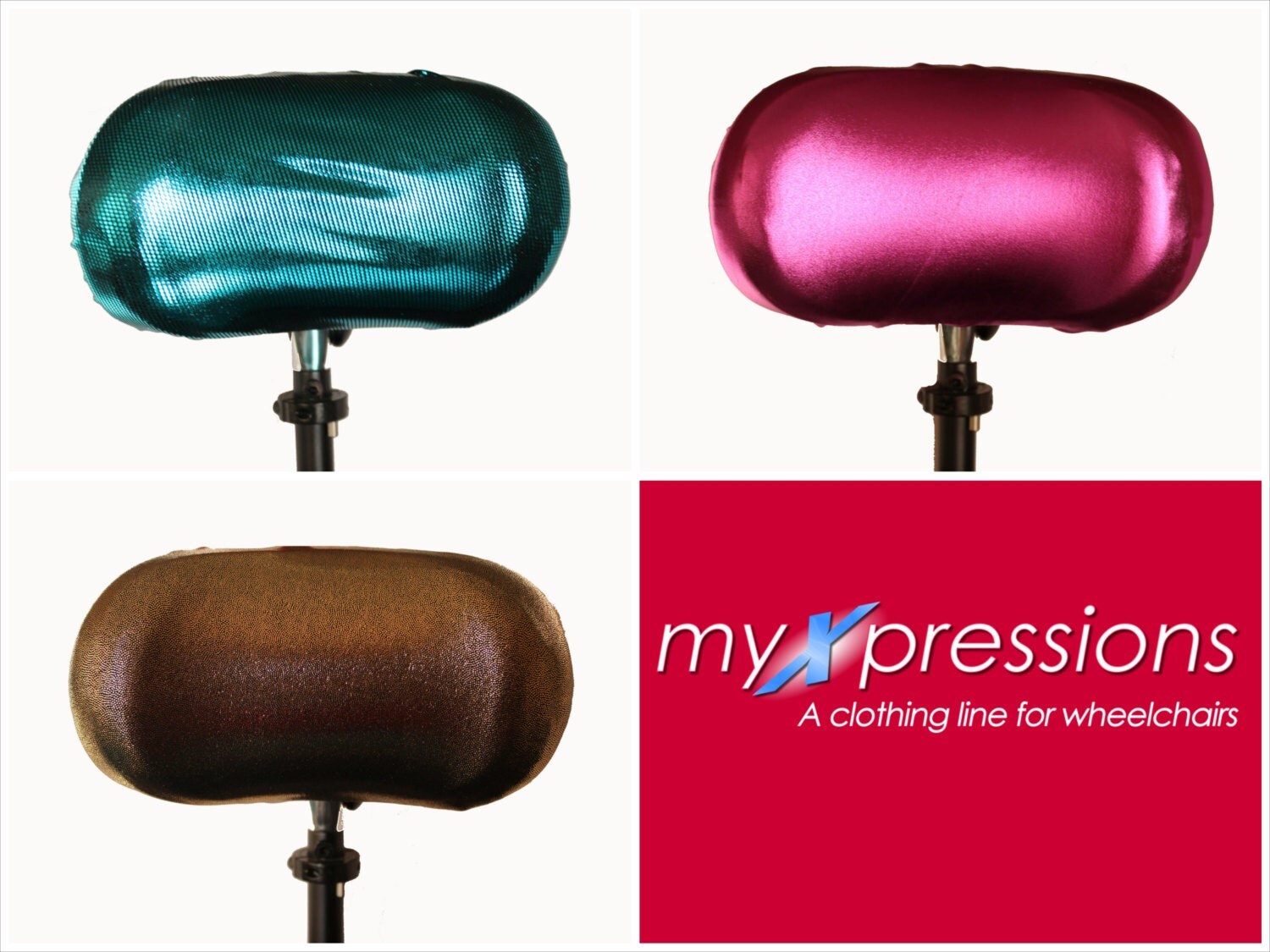 Shiny Wheelchair Headrest Cover Wheelchair Headrest Cover