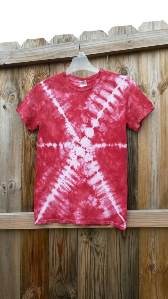 Tie Dye Shirt Red Tie Dye Shirt Tie Dye by MessyMommasTieDyes