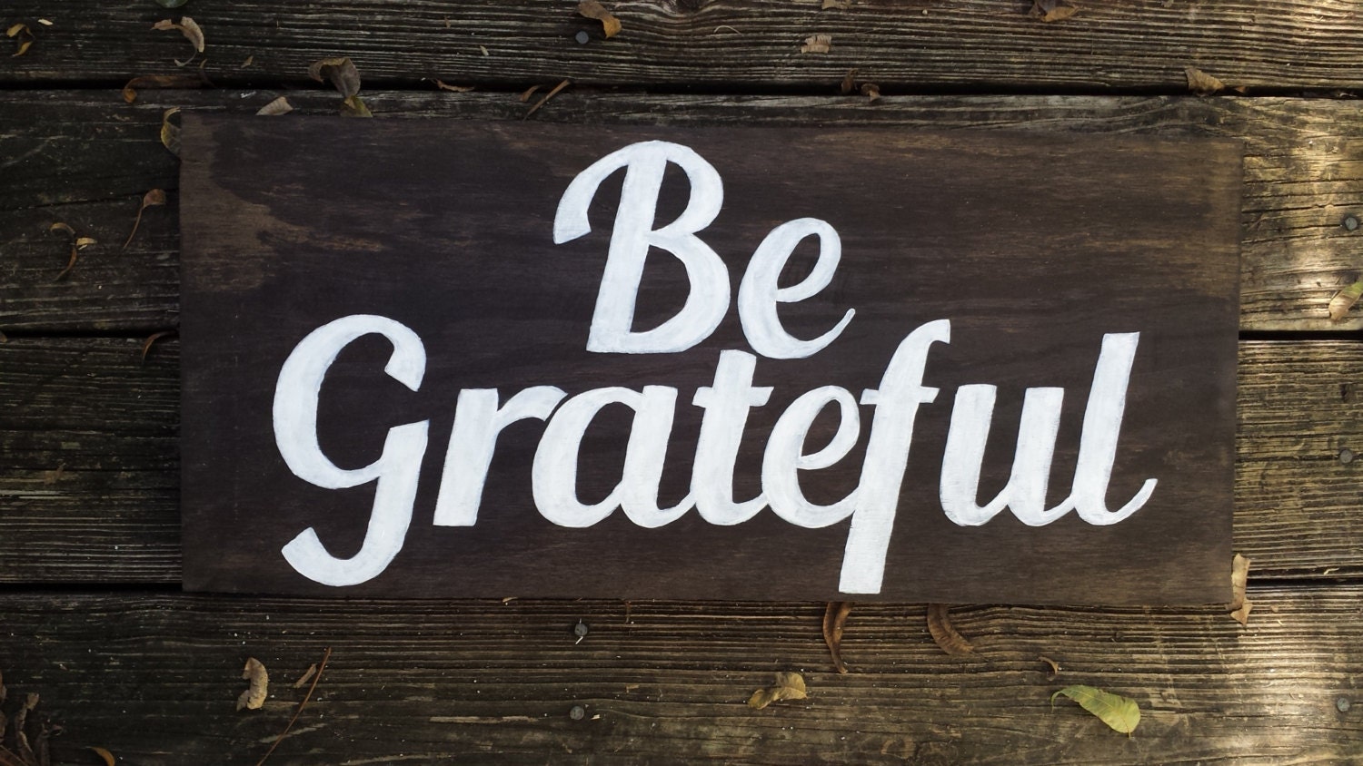Be Grateful Sign by RaggedRelicsTX on Etsy