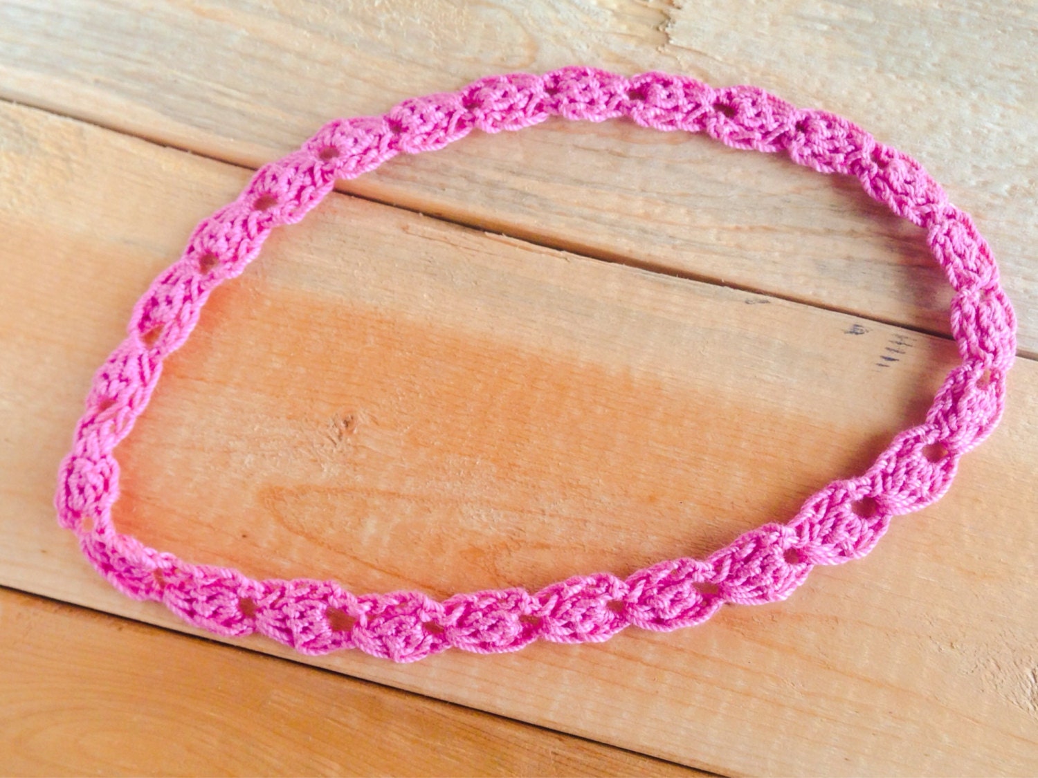 Baby Headband Crocheted Thin Lace Made to Order Custom NB