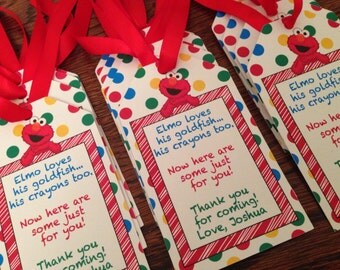 Sesame Street Thank You Tag