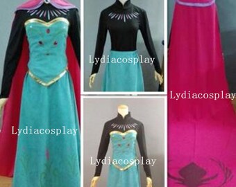 Handmade - Elsa Coronation Dress, Elsa Dress, Elsa Coronation Costume, Elsa Coronation Dress Adult/kid, Elsa Costume Adult/Kid