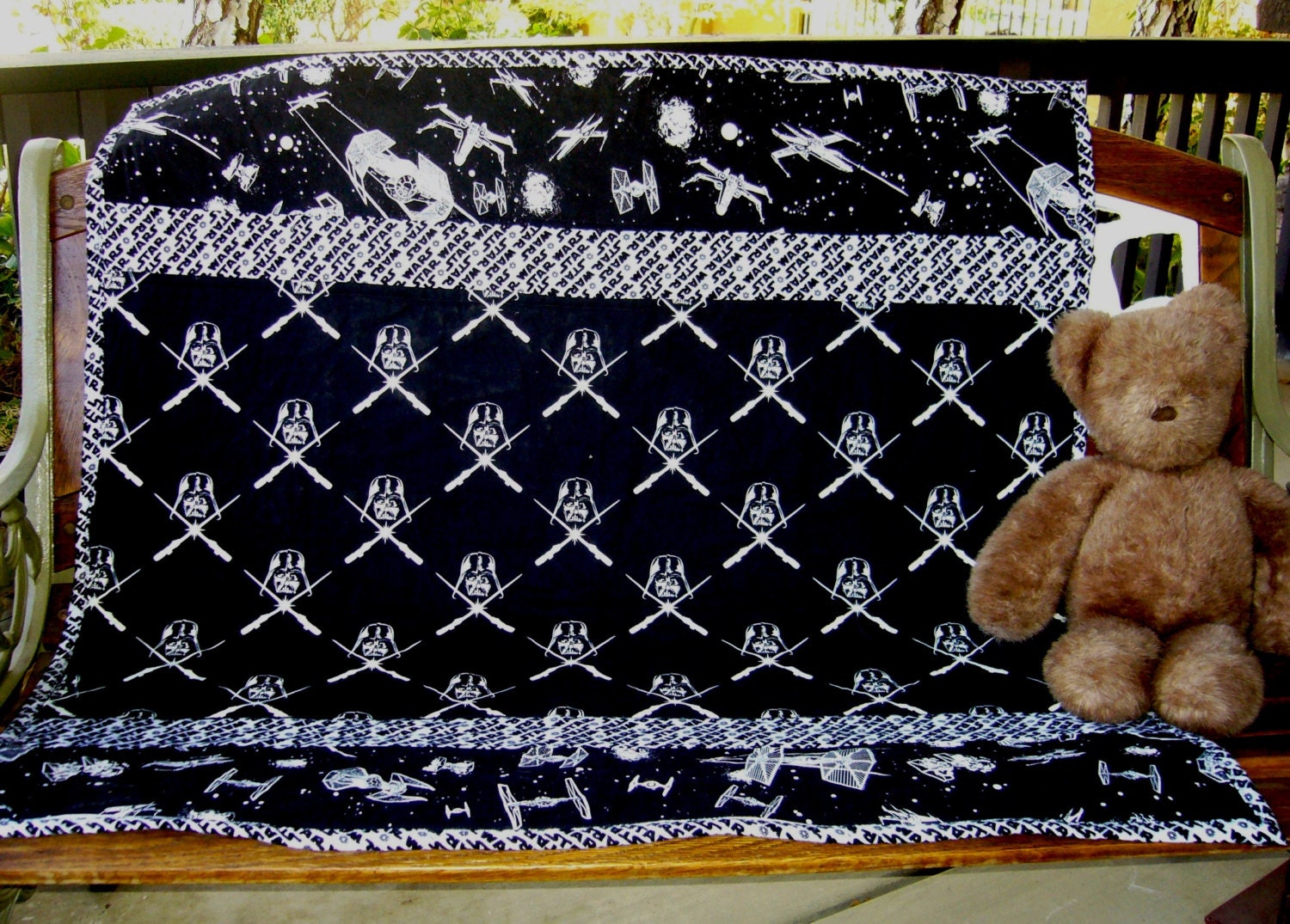 Star Wars Crib Etsy Fun Star Wars Glow In The Dark Boys Quilt Blanket 39 X40