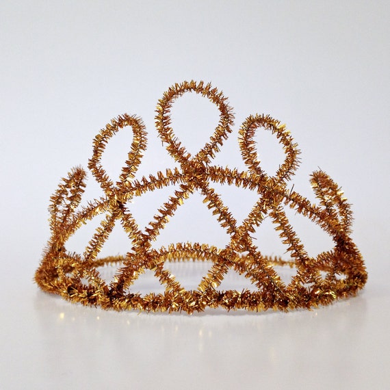 Items similar to Opal Pipe Cleaner Tiara on Etsy