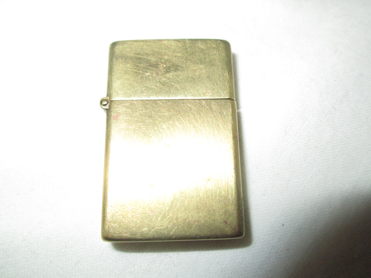 Vintage Miniature Brass Lighter Japan Working