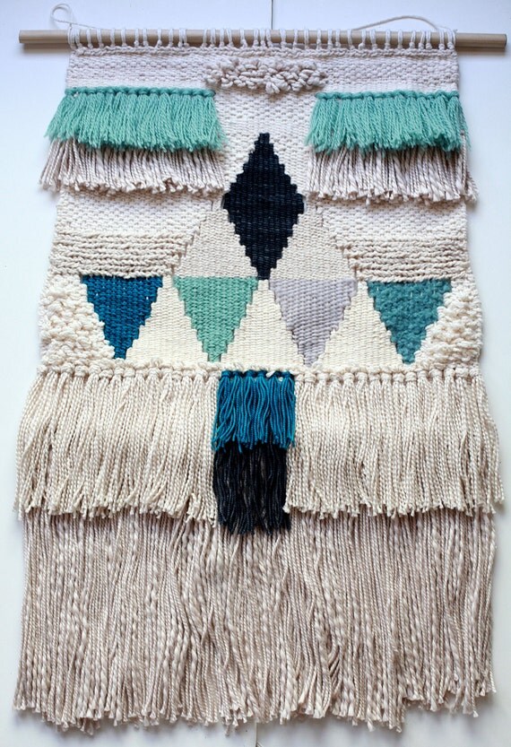 SALE Large woven wall hanging by on Etsy