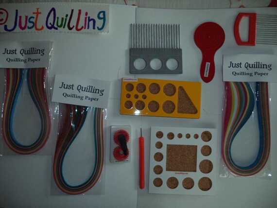 Mini   quilling set, Quilling comb,coach All paper set tools large  Paper board,crimper,1 kitchen