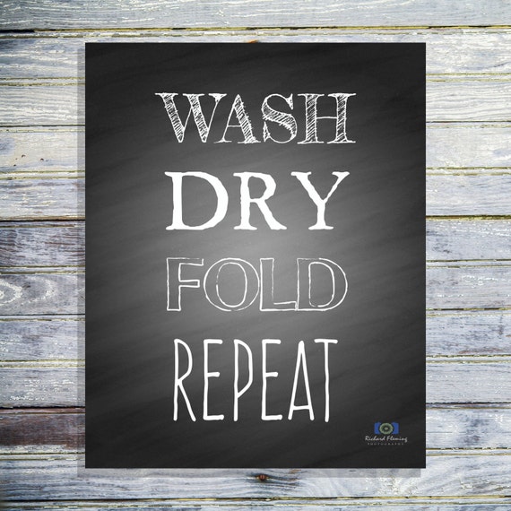 Laundry Room Printable Sign Laundry Room Decor Wash Dry