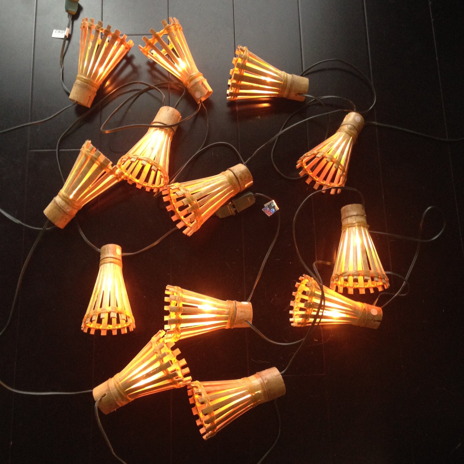 tiki string patio lights