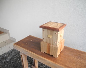 Wood box with secret drawer