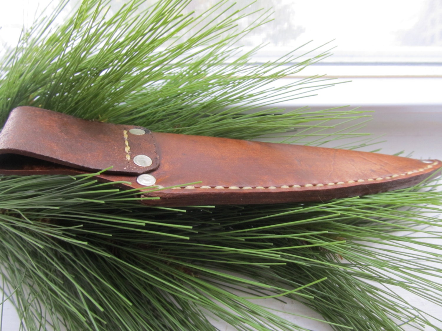 Leather Knife Sheath Scharade Sharp Finger Knife Case Belt