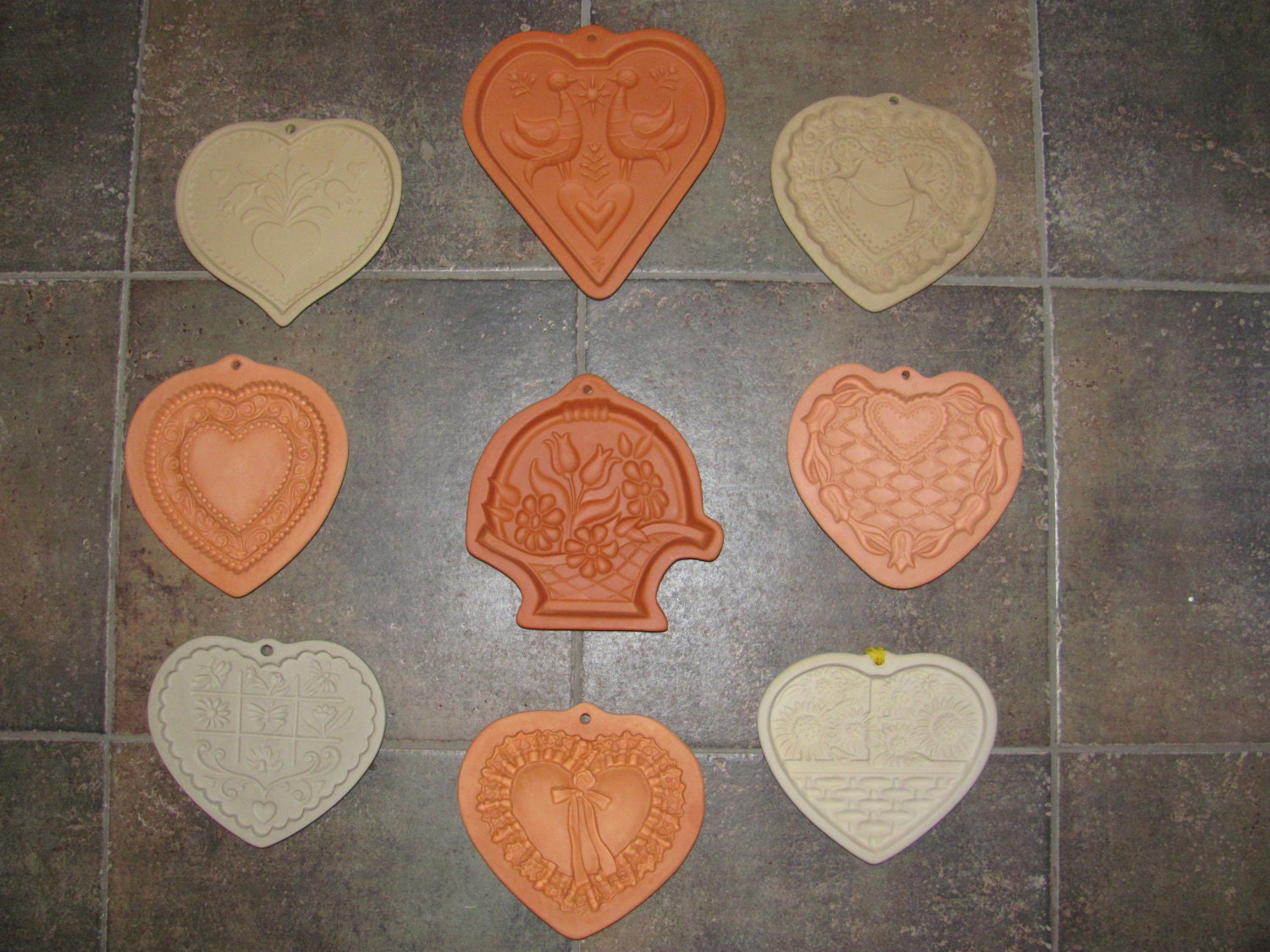 Brown Bag Pampered Chef Cotton Press FoxRun Stoneware Cookie Shortbread