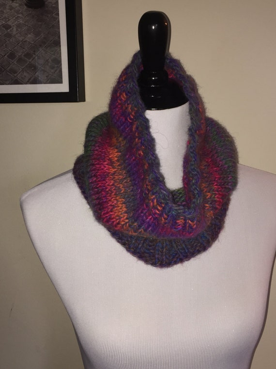Items similar to Colorful Cowl on Etsy