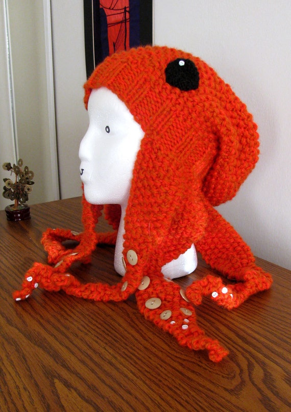 Adorable Knit Octopus Hat Squid Hat