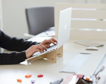 laptop stand made of wood (FSC - EU beech wood)