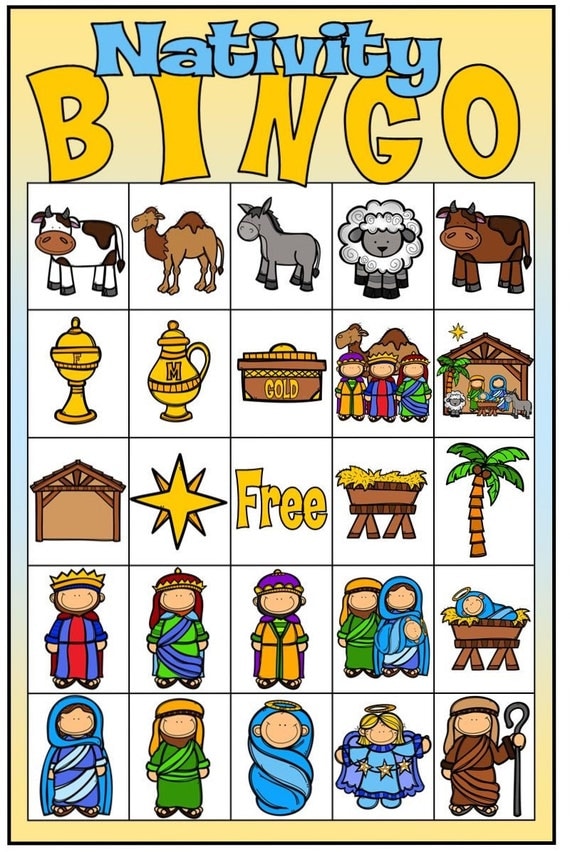 Nativity Bingo