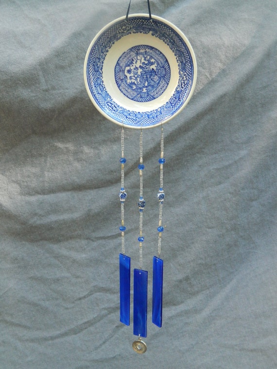 Wind Chime Vintage China by PastLivesGifts on Etsy