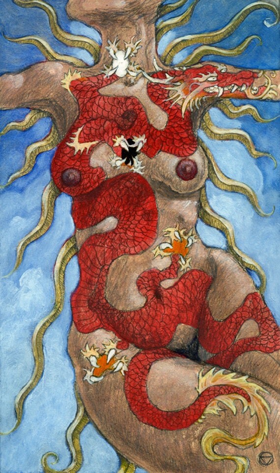 your painting tarot own cards Mary Tarot Deck Tarot Original Painting Page of Swords el