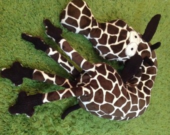 Giraffe Travel Neck Pillow - Giraffe Pillow Toy - Giraffe Stuffed Toy - Giraffe Plush Toy - Travel pillow - Neck support pillow - African
