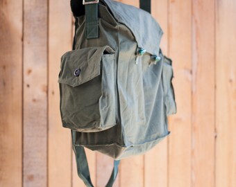 Soviet army bag messenger bag canvas crossbody bag canvas bag canvas backpack military bag military backpack canvas crossbody bag vintage