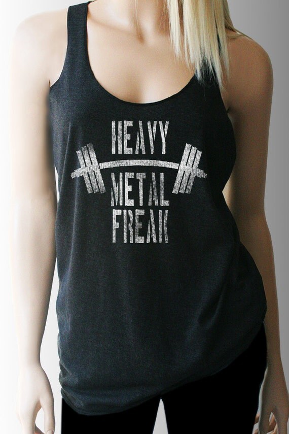 Heavy Metal Freak Workout Tank. Workout Shirt. Workout