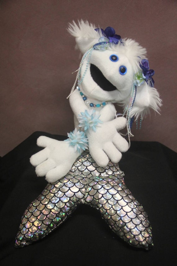 mermaid hand puppet