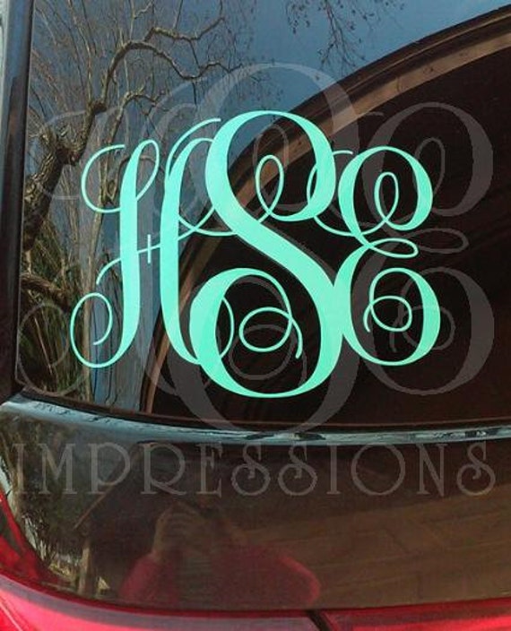 Personalized Car Window Decals by HSEImpressions on Etsy