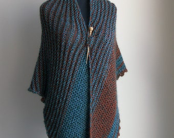 Crochet Lace Scarf Prayer Meditation Comfort Shawl by PeacefulPath