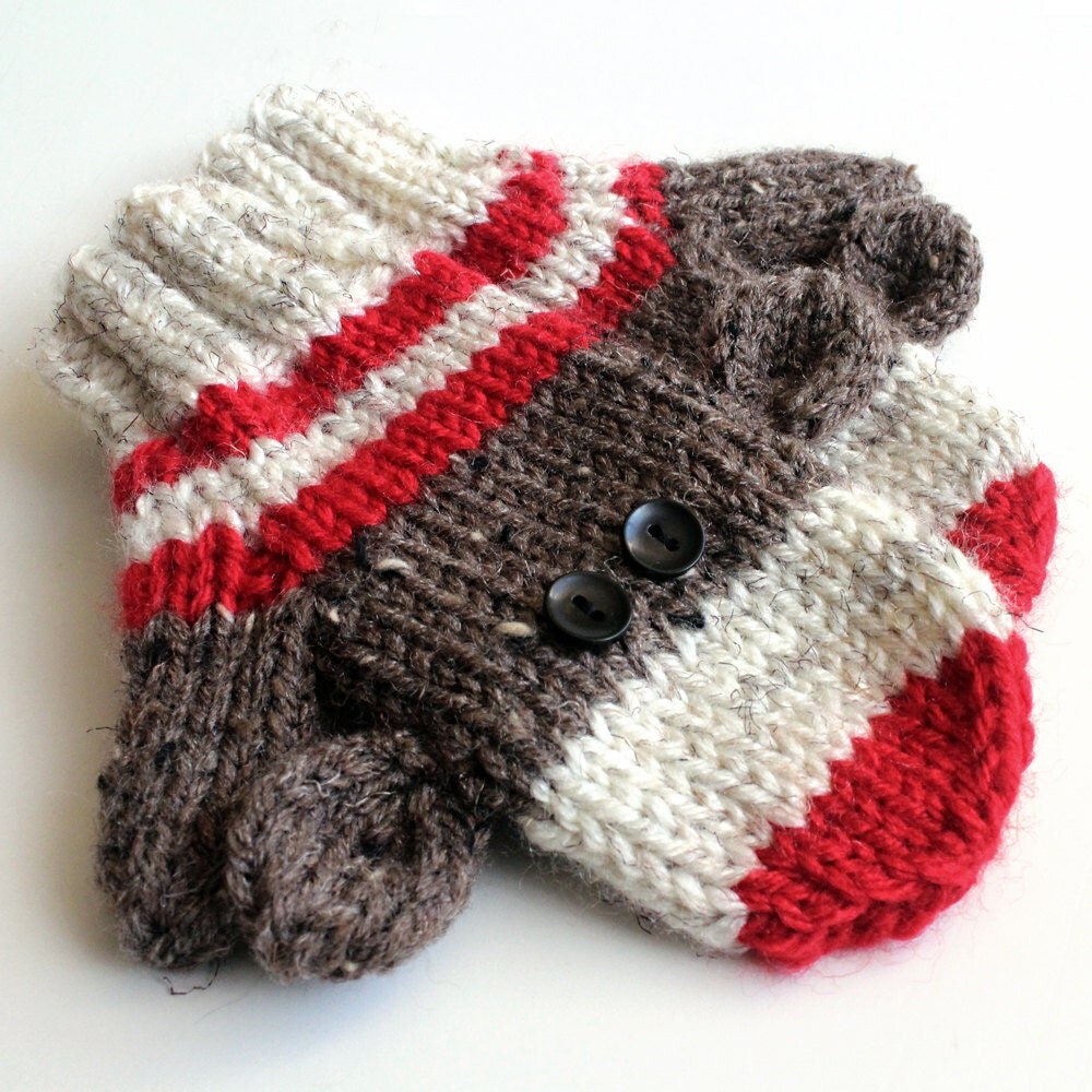 knit sock monkey