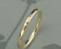 Hammered gold wedding rings uk