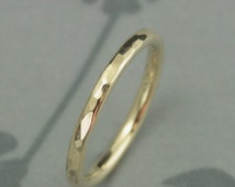 Hammered gold wedding rings uk