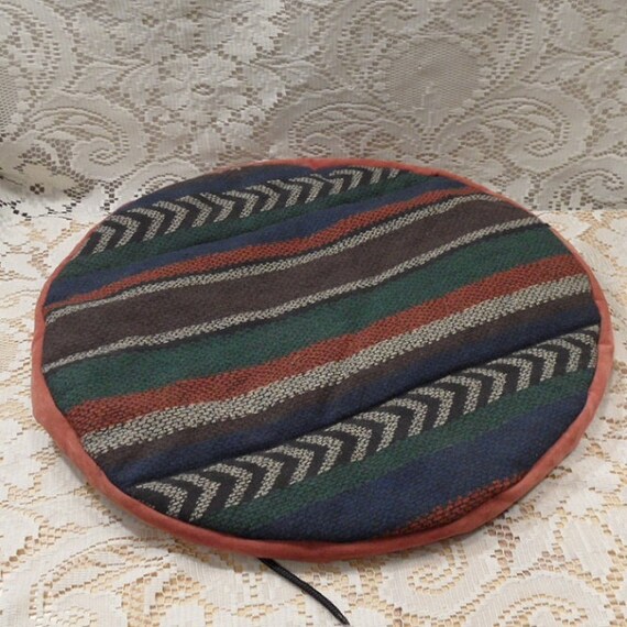 djembe drum cover 17 inch / drum head cover / navy blue green