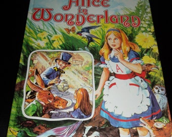 A Golden Book Alice in Wonderland 1976