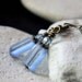 Light-Blue Glass Bead Earrings - CLEARANCE SALE - A.1780