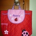 LADYBUG Backpack Personalized Stephen Joseph Monogrammed Tote Bag